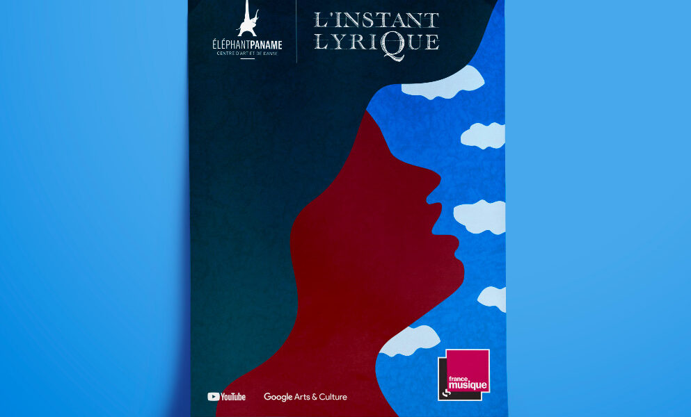 Illustration d'une chanteuse pour l'Instant Lyrique festival de musique